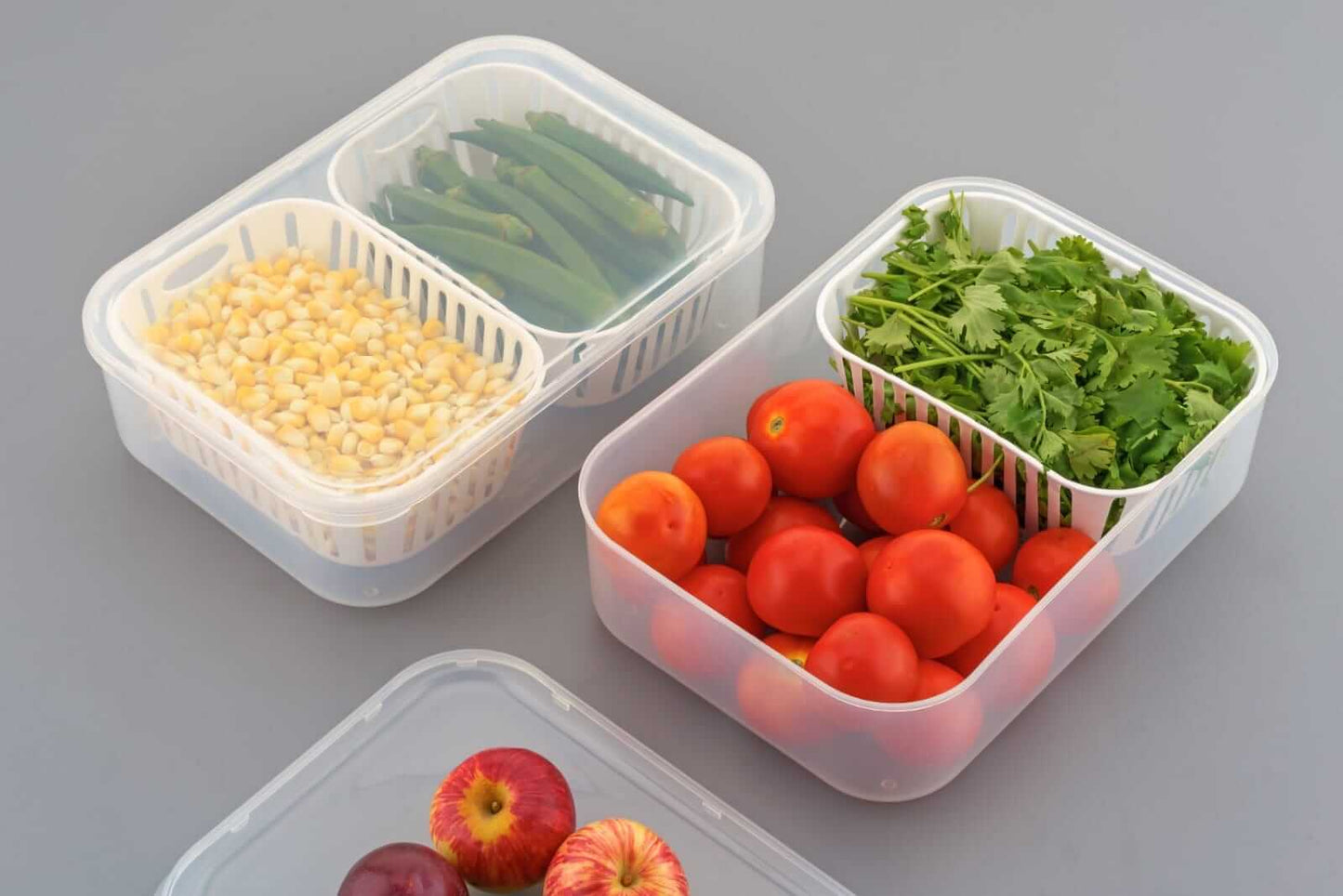 Smart 2 in 1 refrigerator(Fridge) storage container KiviiKart