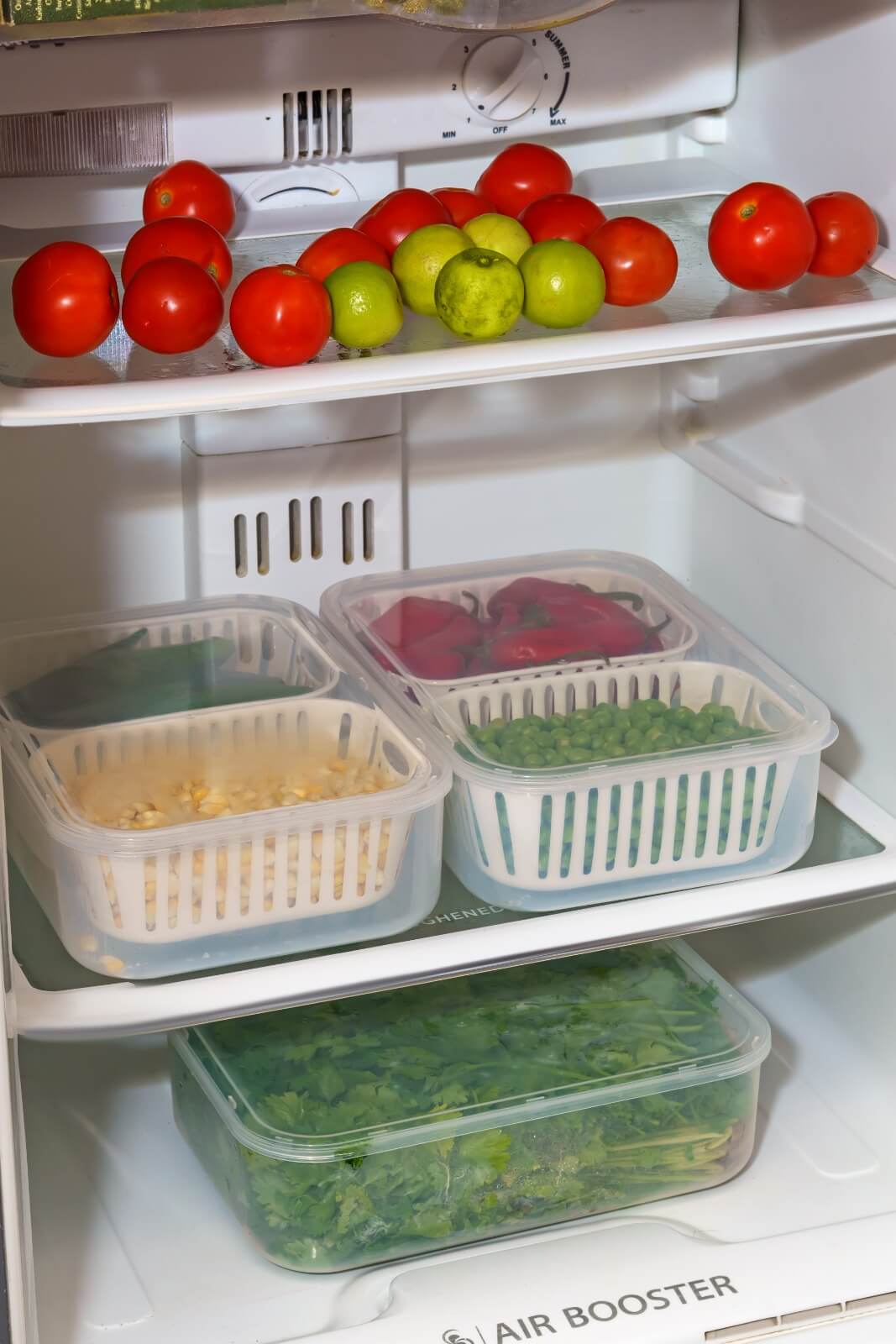 Smart 2 in 1 refrigerator(Fridge) storage container KiviiKart