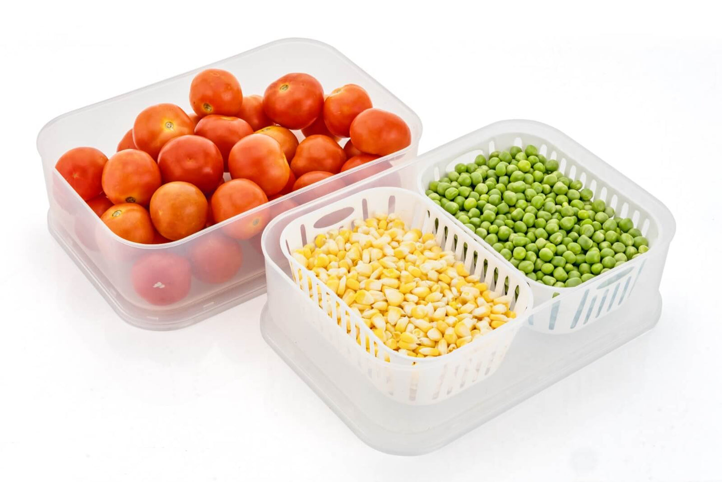 Smart 2 in 1 refrigerator(Fridge) storage container KiviiKart