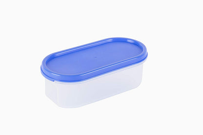 Air Tight Kitchen Stackable Durable BPA-Free Modular Design Storage Container Set with Plain Lids, 5Pcs Food Saver Plastic Jar Set for Pulses, Rice, Dal, Atta, Flour, Cereals, Snacks KiviiKart