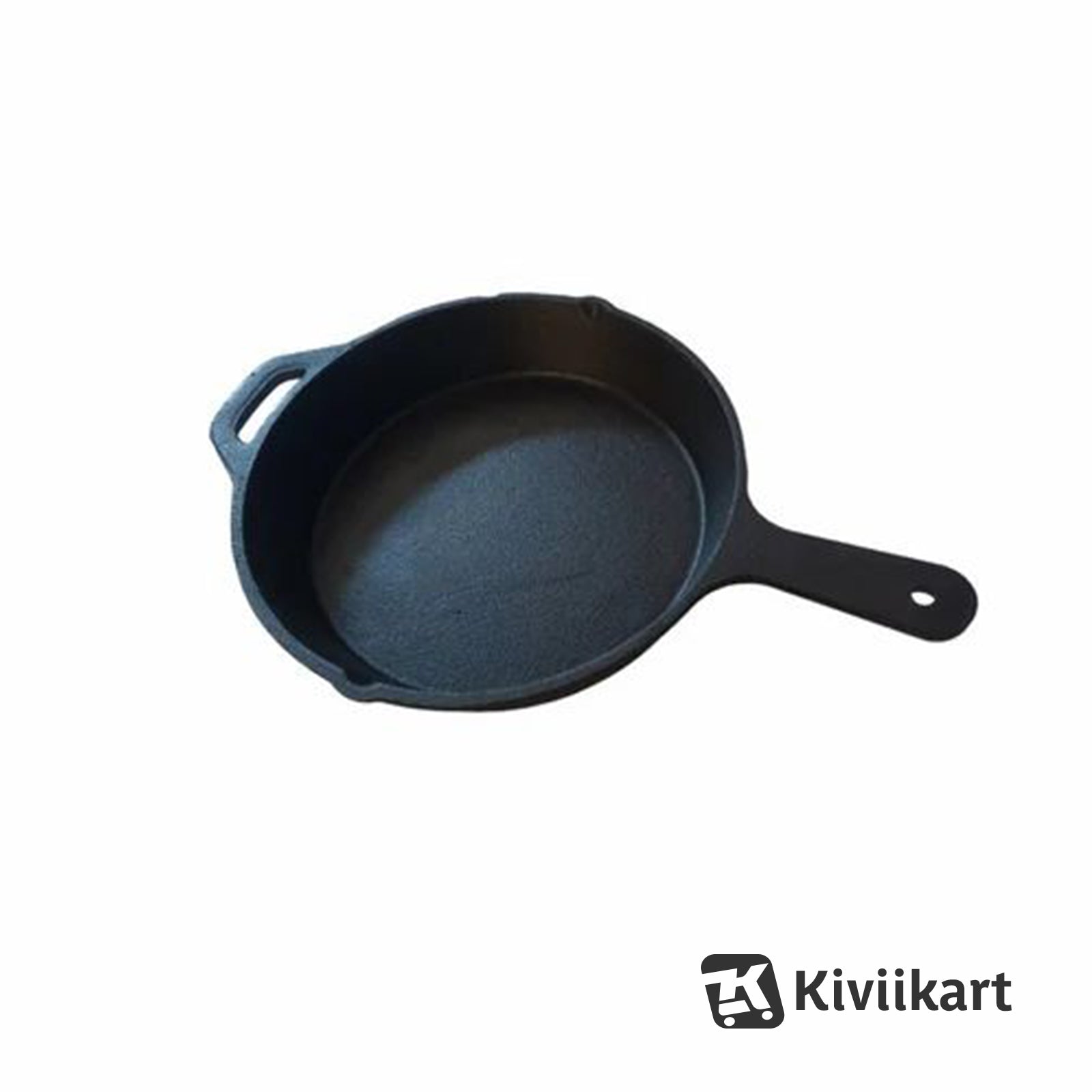 Cast Iron Pre Seasoned Large 10(25.4 cm) Inch Skillet/Frying Pan/Griddle Cookware Utensils for Indoor and Outdoor Cooking KiviiKart