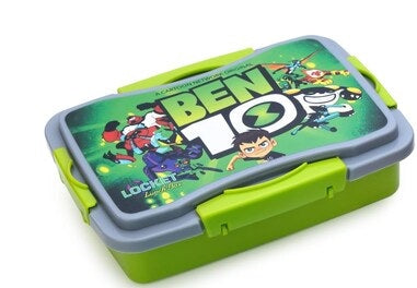 Ben10 Lunch Box Plastic, for Kids, School, Girls, Picnic Airtight Leak- Proof Tiffin Box 650 ml Pink My Store